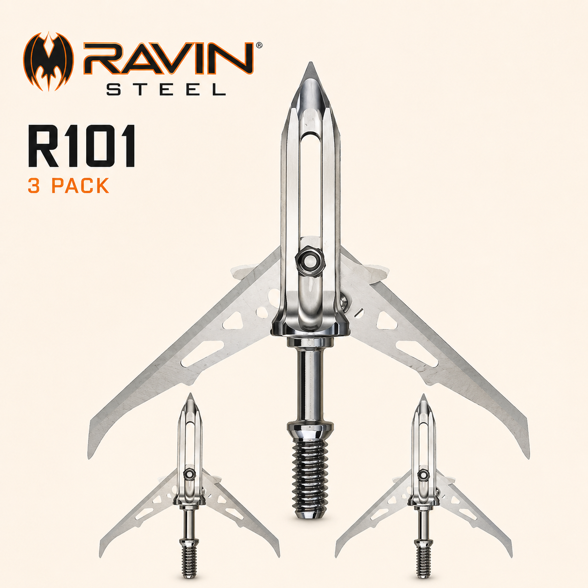 RAVIN STEEL BROADHEADS 3 pack