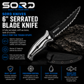 6" SERRATED BLADE