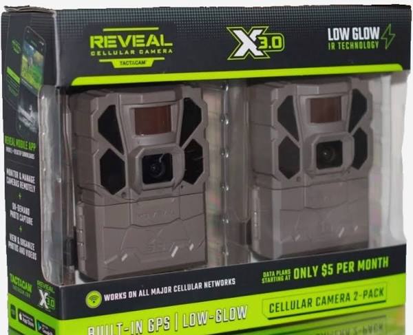 2-PACK - REVEAL X 3.0 CELLULAR TRAIL CAMERA