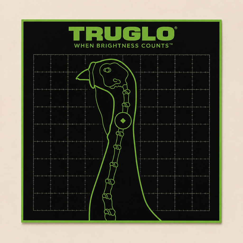 TRUGLO Bright Thru-See Splatter Florescent Self-Adhesive High-Visible Turkey Hunting Targets