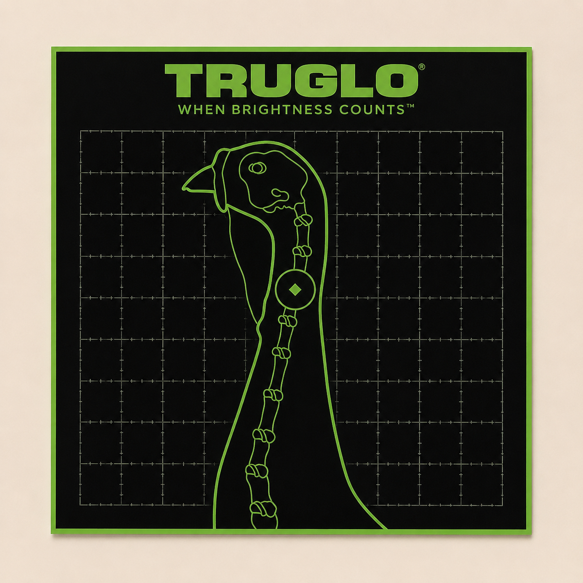 TRUGLO Bright Thru-See Splatter Florescent Self-Adhesive High-Visible Turkey Hunting Targets