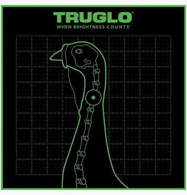 TRUGLO Bright Thru-See Splatter Florescent Self-Adhesive High-Visible Turkey Hunting Targets